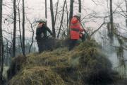 Brand Strohballen - Einsatzbericht 7 - 1992 - 14.02.1992 07:30, Bad Doberan, Kollbruchweg, 190 min