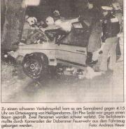 TH Verkehrsunfall - Einsatzbericht 25 - 1994 - 19.03.1994 04:15, Seeheilbad Heiligendamm, Ortslage, 90 min