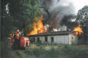 Brand Gebude - Einsatzbericht 110 - 1995 - 28.08.1995 16:30, Vorder Bollhagen, Dorfstrae, 210 min