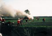 Brand Strohmiete - Einsatzbericht 121 - 1997 - 14.09.1997 17:50, Rabenhorst, Feldweg, 120 min