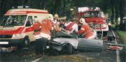TH Verkehrsunfall - Einsatzbericht 107 - 1999 - 14.10.1999 09:20, Bad Doberan, Abzweig Vorder Bollhagen, 130 min