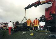 TH Verkehrsunfall - Einsatzbericht 114 - 2002 - 05.10.2002 09:10, BAB 20, AS Tessin, 170 min