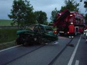 TH Verkehrsunfall - Einsatzbericht 51 - 2005 - 30.06.2005 20:45, Reddelich, B 105, Richtung Wismar, 140 min