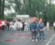 50 Jahre Jugendfeuerwehr in Bildern Schauvorfhrung zur 115 Jahrfeier der FF Bad Doberan auf dem Drmpelparkplatz 1997