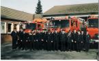 erster Besuch der Partnerstadt - Freiwillige Feuerwehr Bad Schwartau Besuch der Wehrfhrung in Bad Schwartau am 10.02.1990