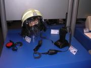 Neue Helmsprechgarnitur fr den F200 - F210 von Selectric. - Besuch Cebit 2004