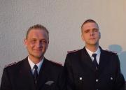 Die beiden neuen Truppfhrer. Jrg Richter (li.) und Tobias Rbke (re.) - Zwei neue Truppfhrer