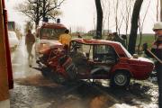 TH Verkehrsunfall - Einsatzbericht 16 - 1992 - 15.03.1992 09:00, Bargeshagen, B 105, 70 min