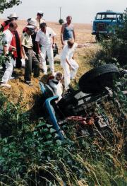 TH Verkehrsunfall - Einsatzbericht 83 - 1992 - 21.07.1992 13:00, Ivendorf, Ortslage, 165 min