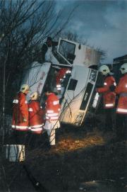 TH Verkehrsunfall - Einsatzbericht 21 - 1994 - 16.03.1994 06:00, Hohenfelde, Abzweig Fulgenkoppel, 60 min