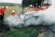 Brand PKW - Einsatzbericht 40 - 1994 - 01.05.1994 07:45, Bad Doberan, Abzweig Glashagen Hof, 45 min