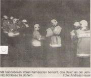 TH Deichkontrolle - Einsatzbericht 131 - 1995 - 03.11.1995 20:30, Seeheilbad Heiligendamm, Strand, 480 min