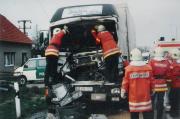 TH Verkehrsunfall - Einsatzbericht 35 - 1995 - 26.04.1995 06:50, B 105, OE Reddelich, 220 min