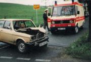 TH Verkehrsunfall - Einsatzbericht 49 - 1995 - 18.05.1995 19:15, Bad Doberan, Richtung Wittenbeck, 45 min