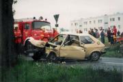 TH Verkehrsunfall - Einsatzbericht 49 - 1995 - 18.05.1995 19:15, Bad Doberan, Richtung Wittenbeck, 45 min