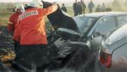 TH Verkehrsunfall - Einsatzbericht 7 - 1996 - 21.01.1996 15:00, B 105, OE Reddelich, 45 min