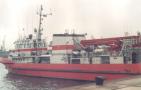 50 Jahre Jugendfeuerwehr in Bildern Besichtigung Kommando-FeuerlÃ¶schboot Rostock GroÃŸ Klein 1985