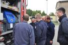 Besichtigung Tanklöschfahrzeug 4000 (TLF 4000) Feuerwehr Grimmen