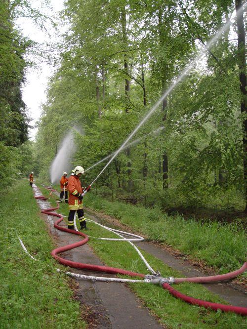 Waldbrandübung 2004