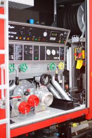 Pumpenbedienstand fr Normal und CAFS Betrieb - LF 20/16 verlsst die Werkshallen von Ziegler