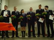 Felix Meyer, Benjamin Klein, Mandy Behrens, Florian Schwertz, David Mundt und Christoph Paul wurden zum Feuerwehrmann befrdert - Jahreshauptversammlung 2007