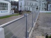 neue Sturmflutmauer in Heiligendamm