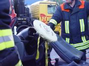 Airbagschutz - Übung Technische Hilfeleistung