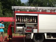 Feuerwehr sorgt für Abkühlung