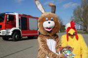 OZ: Familien-Osterfest: Hase und Henne sind Feuer und Flamme