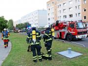 (c) Andreas Meyer, Von dort wurde ein Feuer in einer Wohnung gemeldet. - OZ: Brennendes Schuhregal löst Großeinsatz aus